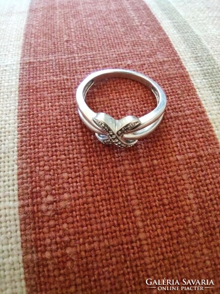 Cirkónia köves ezüst gyűrű
