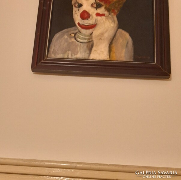 The Clown (with Scheiber's signature)