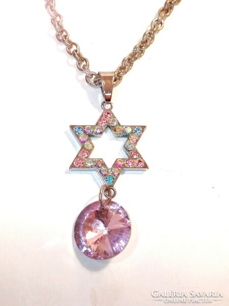 Star pendant, necklace (1140)