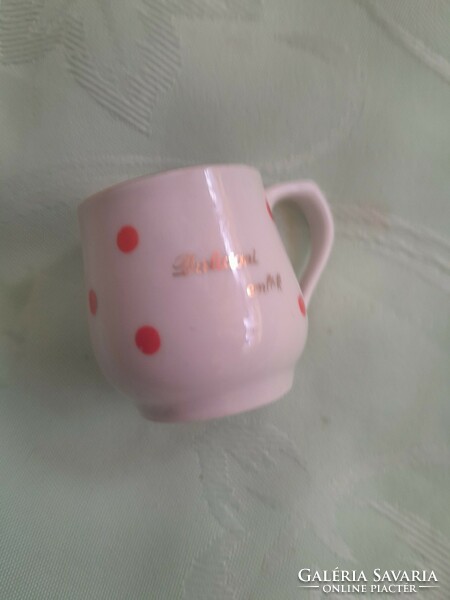 Balaton souvenir speckled tiny baby cup