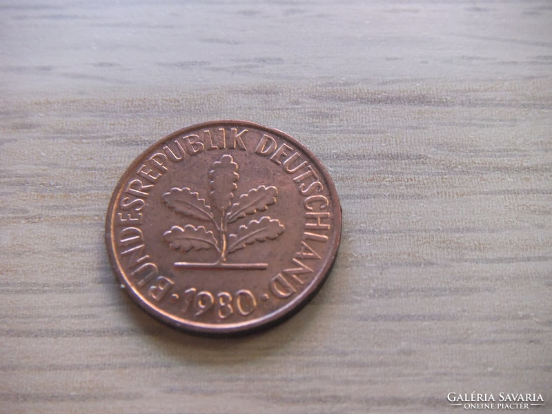 2   Pfennig   1980   (  G  )  Németország