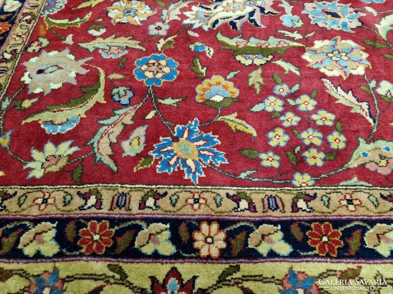 Dreamy ziegler pattern hand knotted 275x275 wool persian rug bfz555