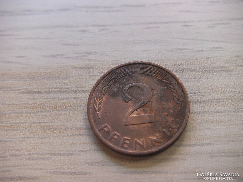 2 Pfennig 1979 ( d ) Germany