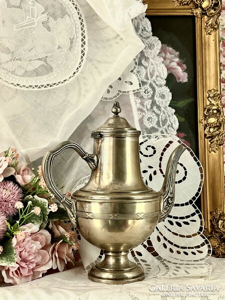 Beautiful antique silver plated teapot