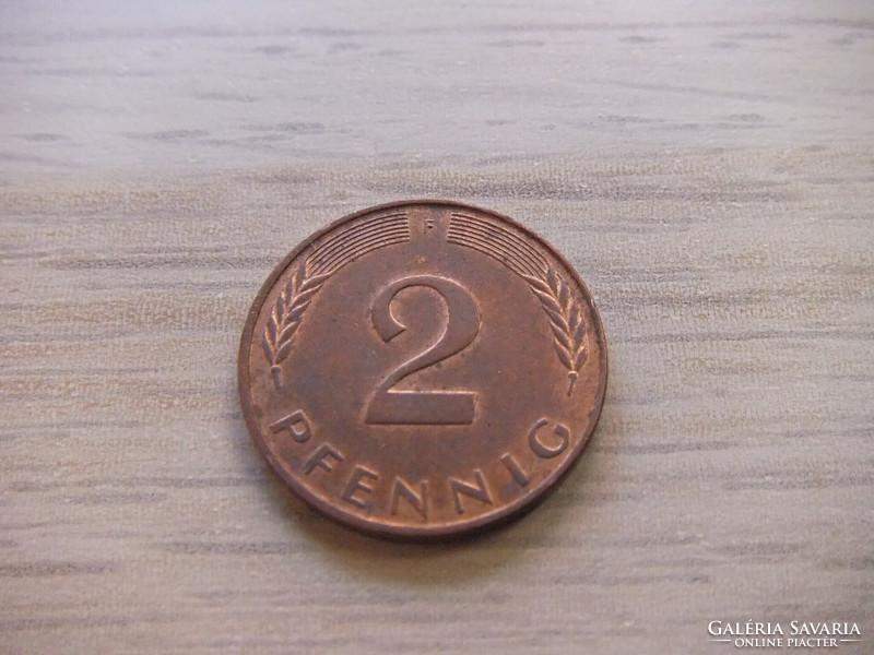 2   Pfennig   1985   (  F  )  Németország