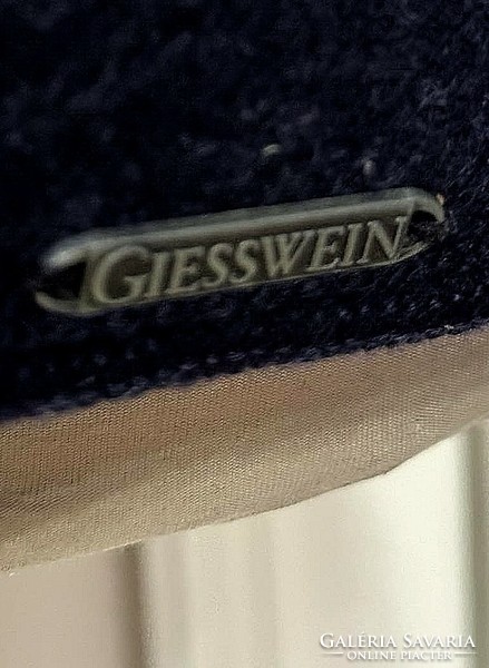 Giesswein 40-42-es gyapjú, Oktoberfest kardigán, tiroli kabát, trachten, alpesi felsőruha