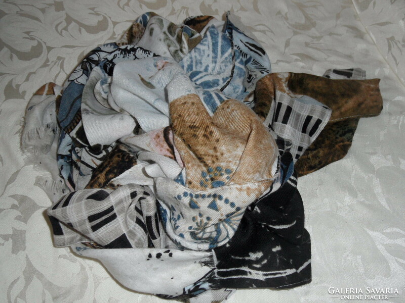 Modern patterned shawl, scarf, stole
