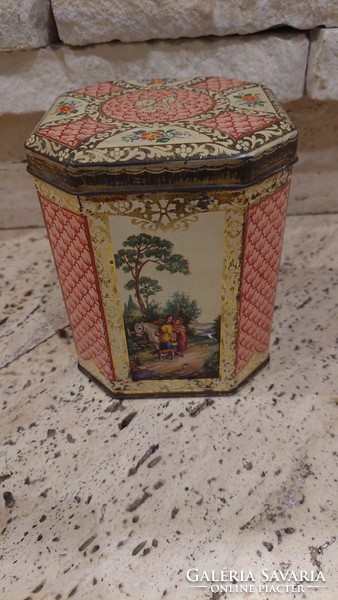 Old tin box