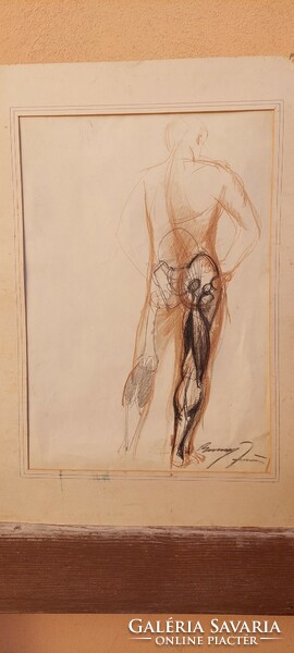 Barcsay Jenő anatómia, eredeti alkotás