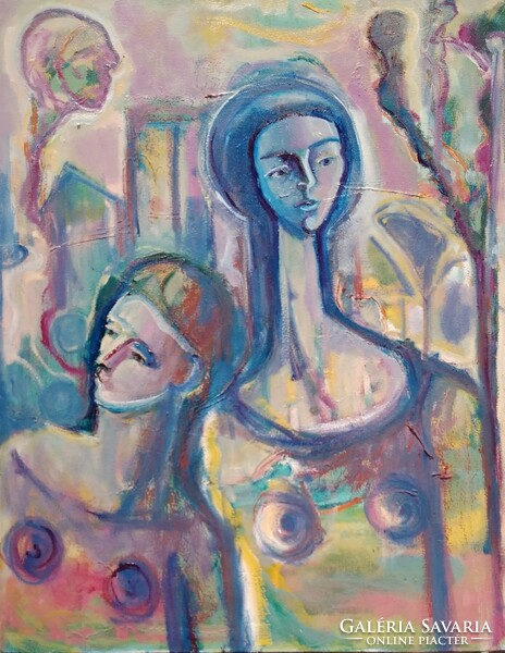 A második tanítvány :Pálinkás Éva  festménye