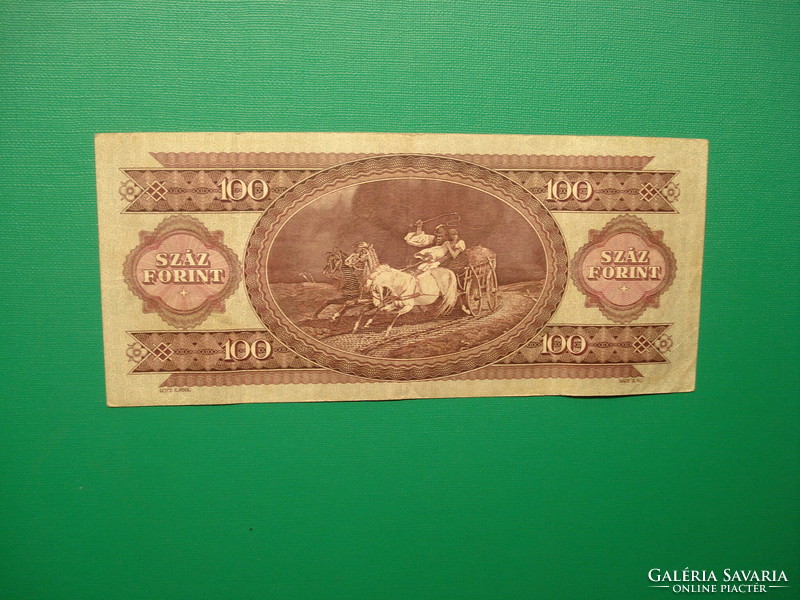 Ropogós 100 forint 1962 Ritkább!  AF