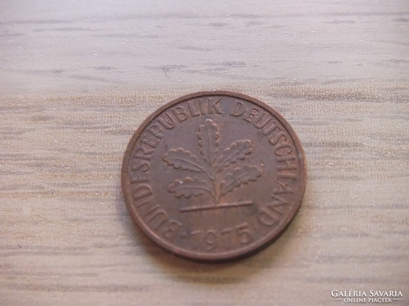 2   Pfennig   1975   (  F  )  Németország