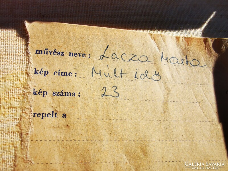 LACZA MÁRTA: MÚLT IDŐ