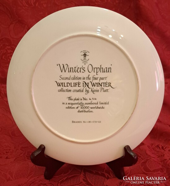 Otter decorative plate, hunting porcelain plate (l4460)