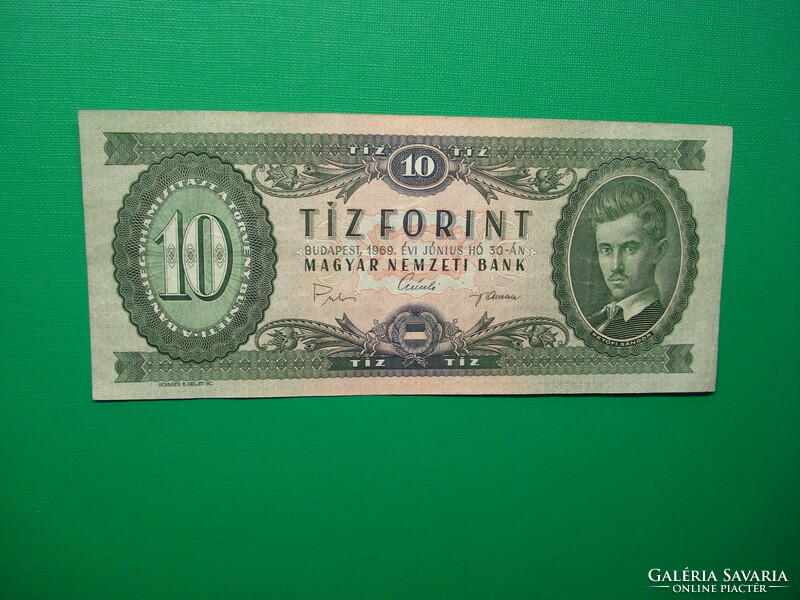 Ropogós  10 forint 1969  A