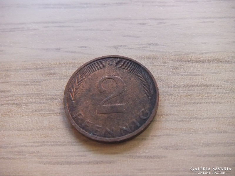 2   Pfennig   1976   (  J  )  Németország
