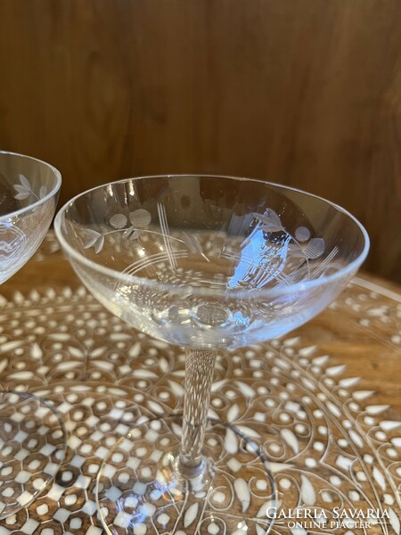 Polished liqueur glass from the 30s