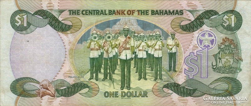 1 dollár  Bahama szigetek 2001 J.W.Francis aláírás
