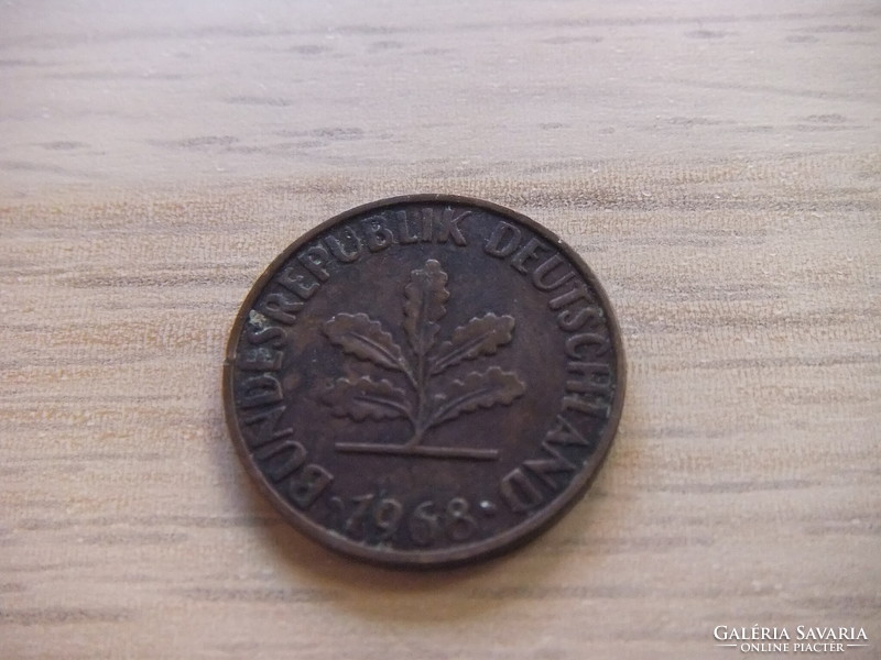 2   Pfennig   1968   (  G  )  Németország