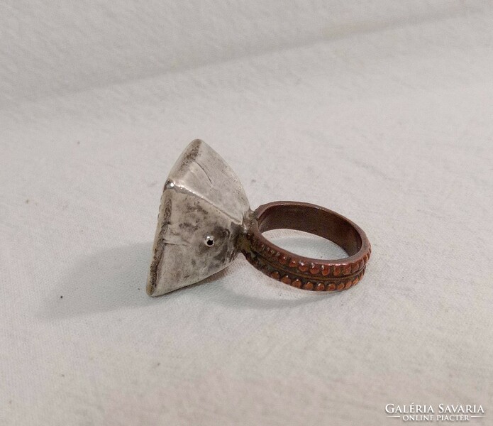 Rarity! Antique Indian Tribal Silver Toe Ring
