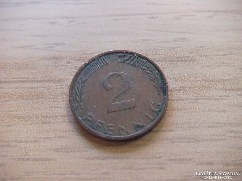 2   Pfennig   1972   (  F  )  Németország