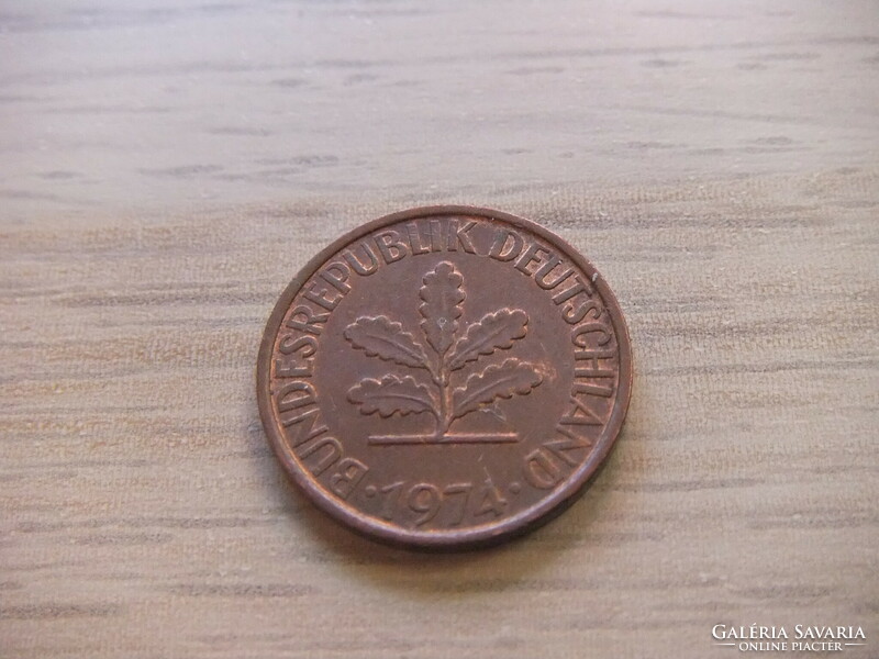 2   Pfennig   1974   (  D  )  Németország