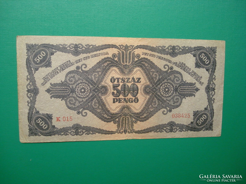 500 pengő 1945  "N" betűs  AP