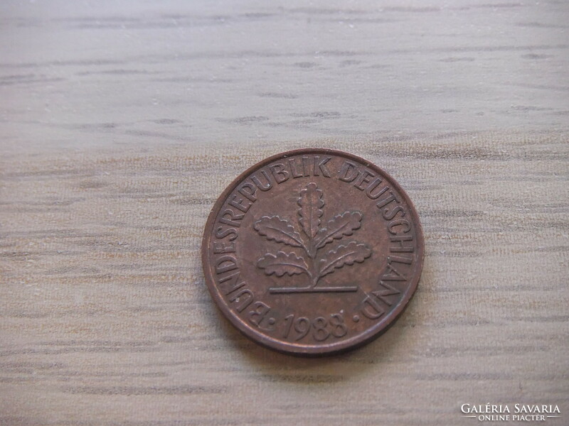 2   Pfennig   1988   (  G  )  Németország