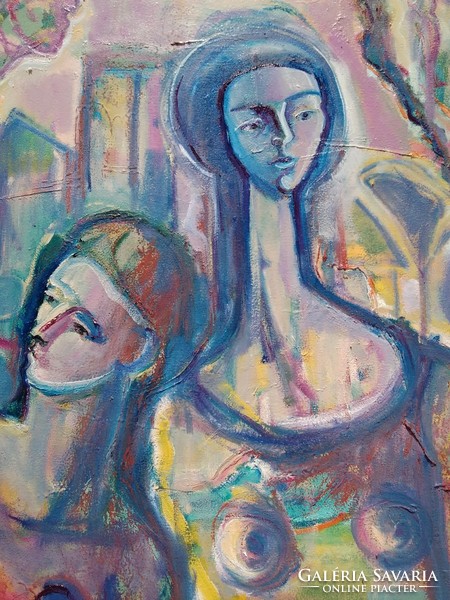 The second student: a painting by Éva Pálinkás