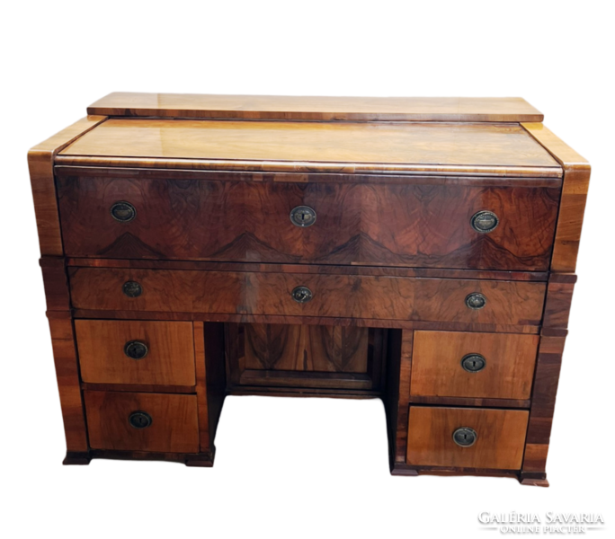 Antique original Biedermeier writing chest, secretary - with secret compartment