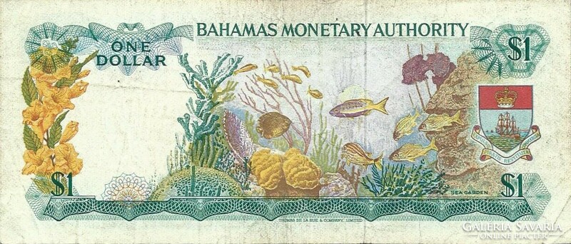 1 dollár  Bahama szigetek 1968