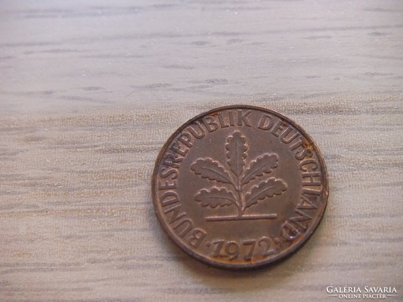 2   Pfennig   1972   (  J  )  Németország