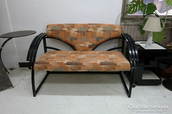 Postmodern design sofa with metal frame, 1980's - 51633