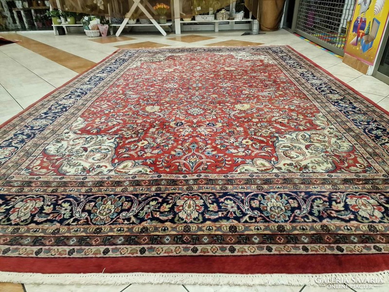 Tabriz pattern hand-knotted 260x360cm woolen Persian rug bfz559