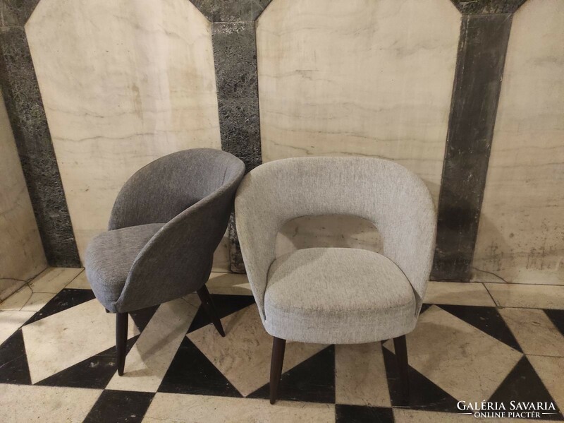 Mid century club armchairs by Zsuzsa Kovács