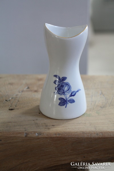 Kicsi kék rózsás Aquincum váza - szép,hibátlan