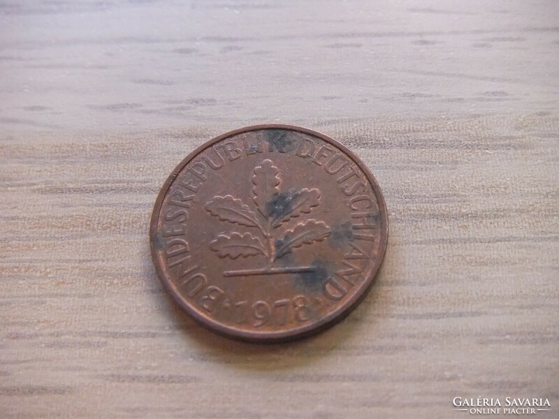 2   Pfennig   1978   (  J  )  Németország