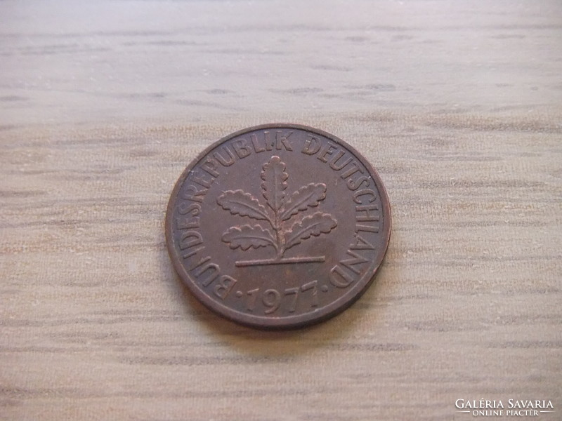 2   Pfennig   1977   (  J  )  Németország