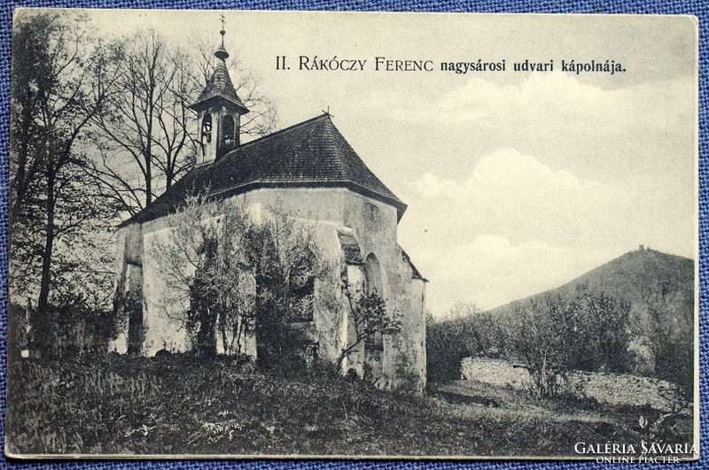Nagysáros ( Eperjesi j.)  - II. Rákóczy Ferenc udvari kápolnája  - fotó képeslap  1906