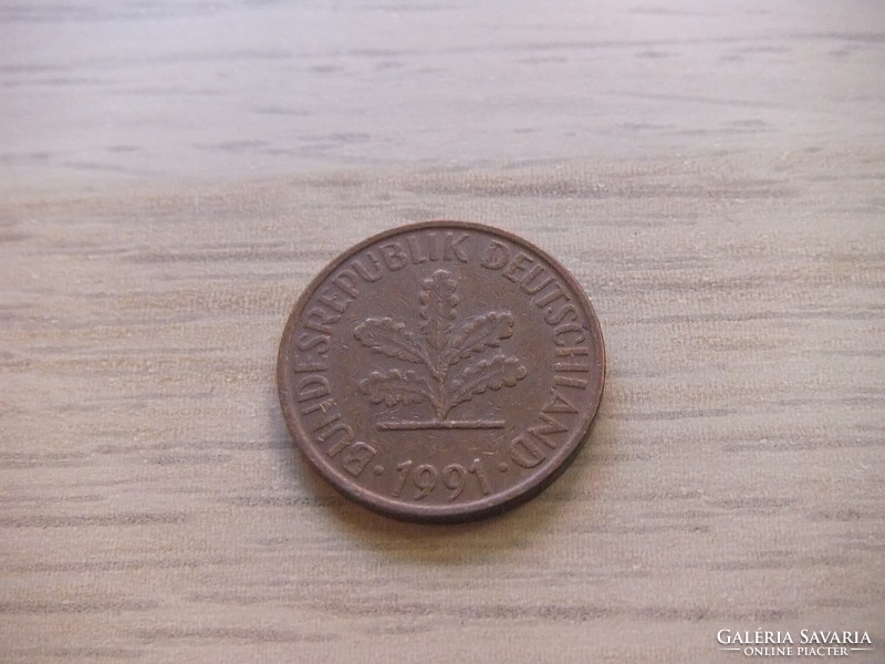 2   Pfennig   1991   (  A  )  Németország
