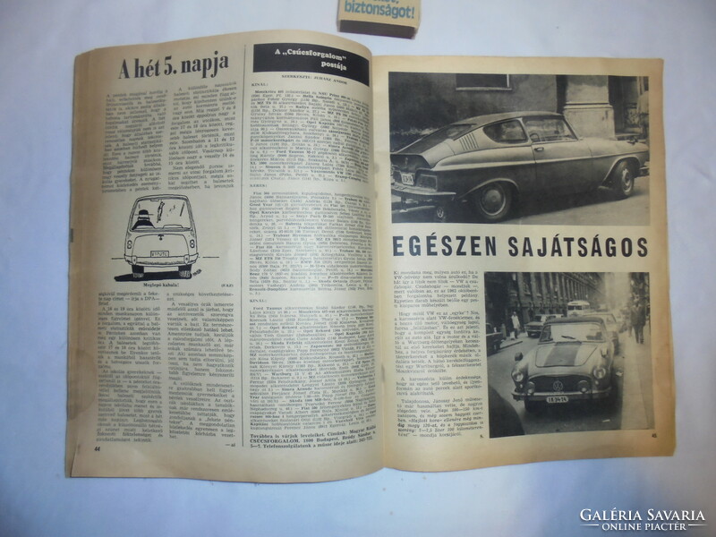 Autó-motor magazin - 1977 - régi újság - akár születésnapra