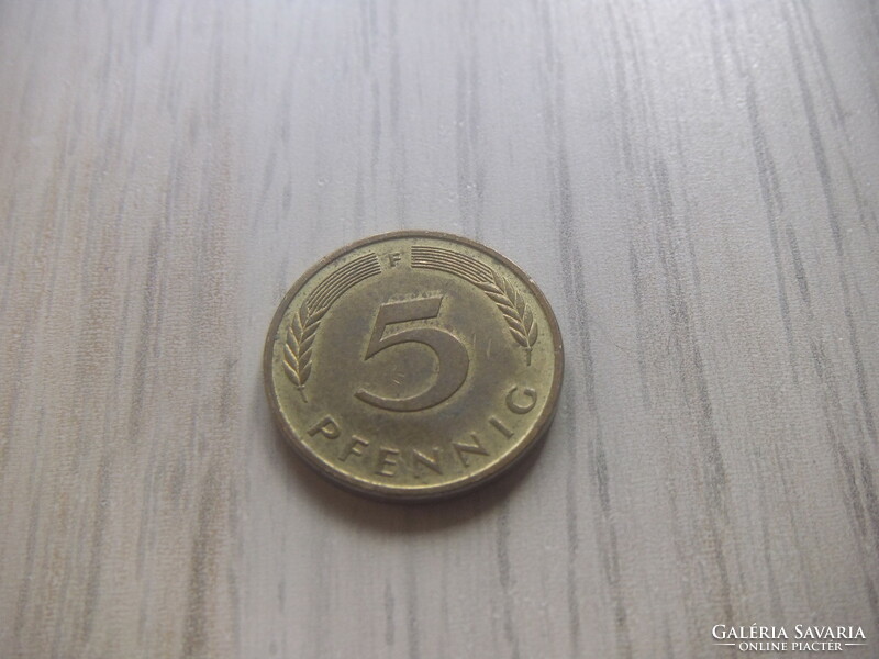 5 Pfennig 1987 ( f ) Germany