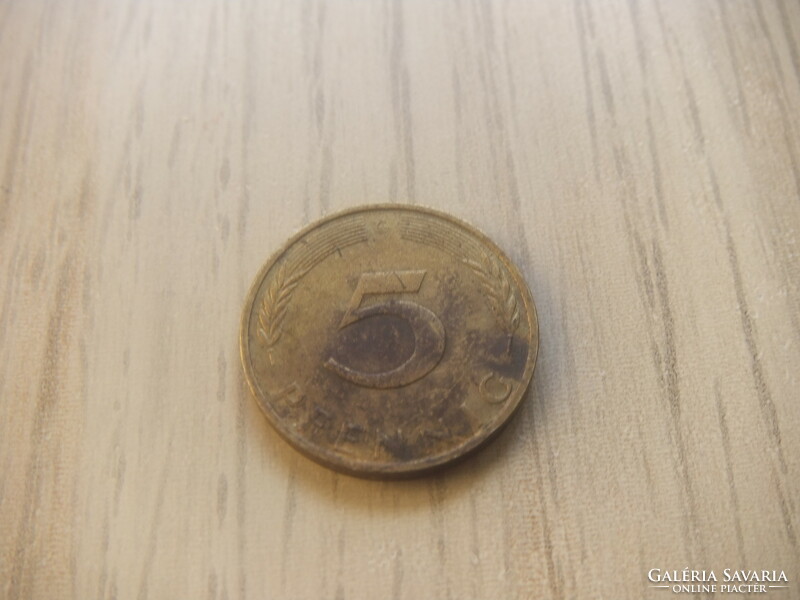5   Pfennig   1972   (  G  )  Németország