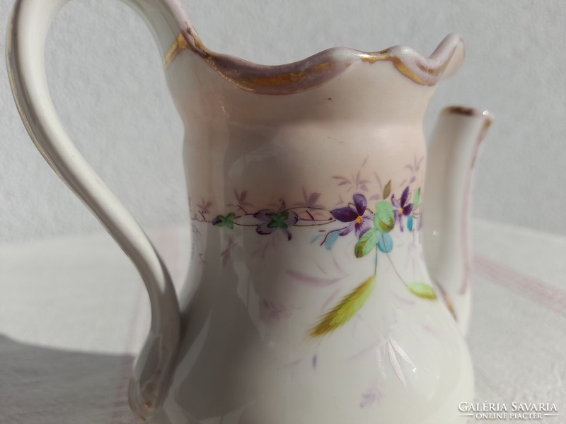 Antique Bieder porcelain spout, xix. Second half of the century