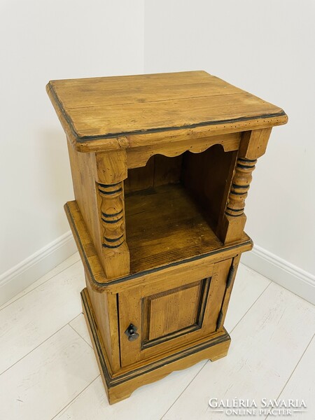 Very old small bedside table over 100 years old