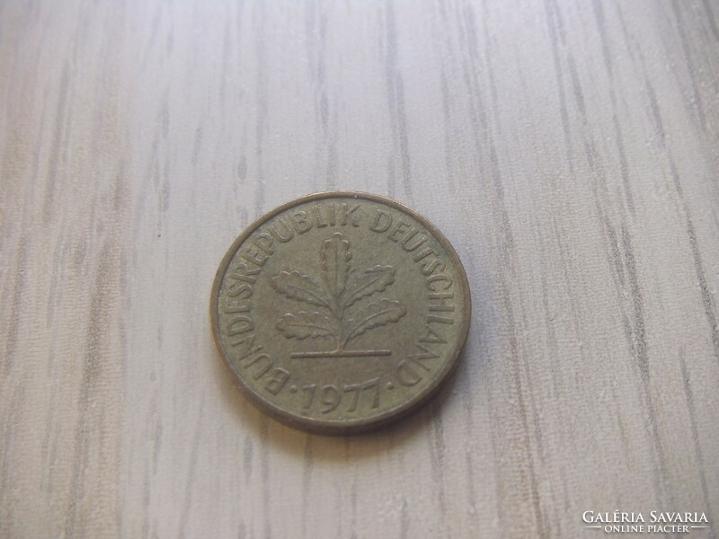 5   Pfennig   1977   (  J  )  Németország
