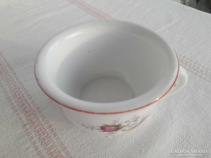 ANTIK PORCELÁN "EMLÉK" KOMA BÖGRE / KOMA CSÉSZE, 1800-as évek vége