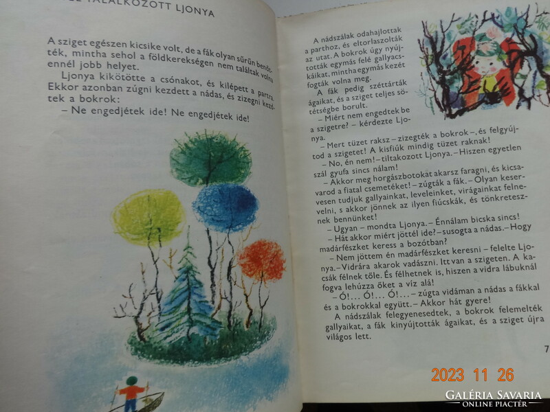 L. Voronkova: VARÁZSPART - régi, retró mesekönyv F. Győrffy Anna rajzaival (1967)