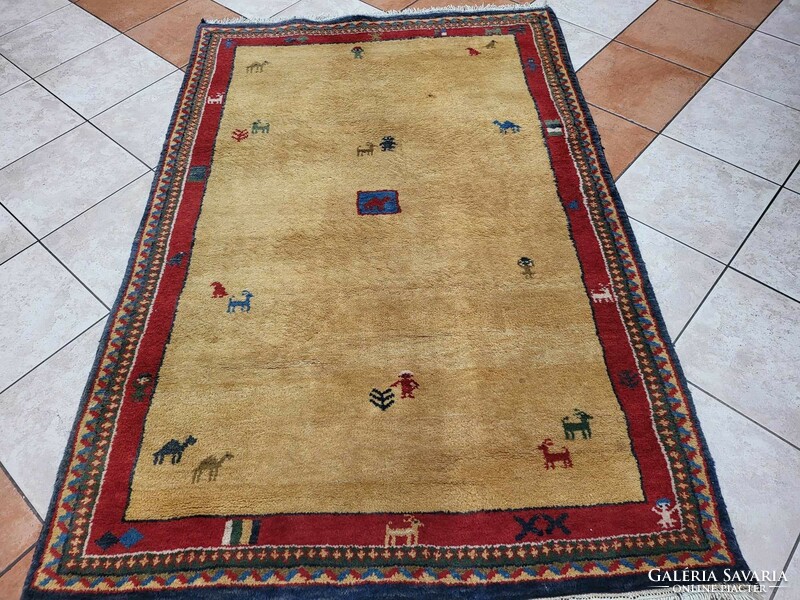 Gabbeh 120x185 cm hand-knotted wool rug bfz550