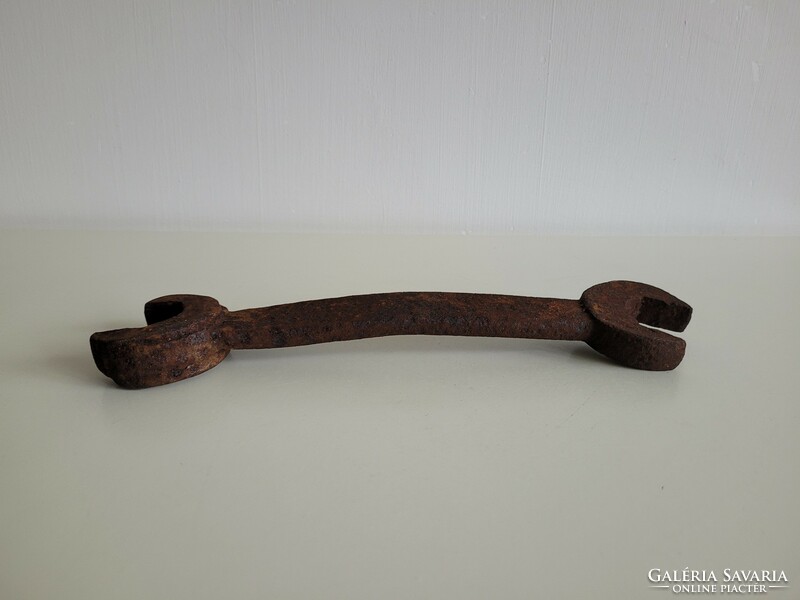 Old tool key wrench big heavy vintage decoration